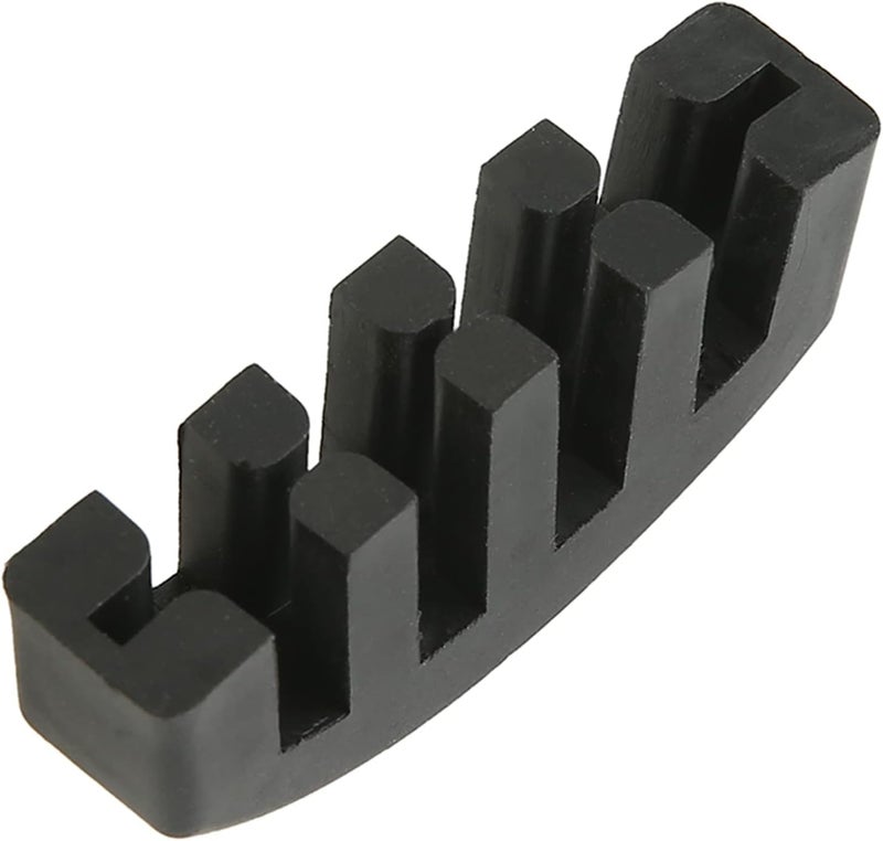 Mihey Violin Mute, 4/4 Rubber Violin Practice Mute, Black - Image 3